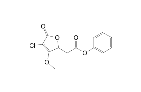 Benzyl 3-chloro-4-methoxy-2(5H)-furanone-5-acetate