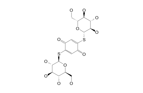 2,5-BIS-(BETA-D-GLUCOPYRANOSYLTHIO)-BENZO-1,4-QUINONE
