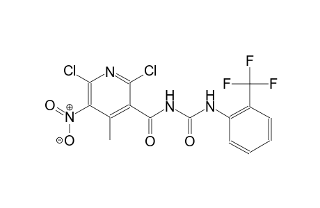 urea, N-[(2,6-dichloro-4-methyl-5-nitro-3-pyridinyl)carbonyl]-N'-[2-(trifluoromethyl)phenyl]-