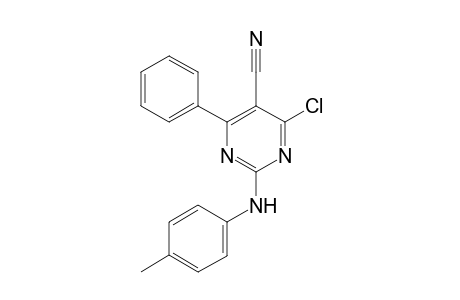 4-Chloro-6-phenyl-2-(p-tolylamino)pyrimidine-5-carbonitrile