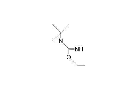 Ethyl 2,2-dimethyl-1-aziridine-carboximidate