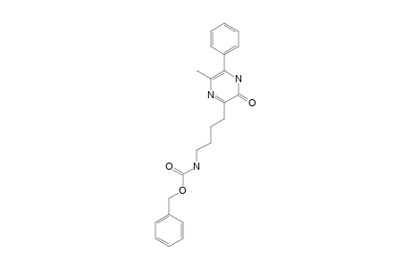 3-(4-BENZYLOXYCARBONYLAMINOBUTYL)-5-METHYL-6-PHENYL-2(1H)-PYRAZINONE