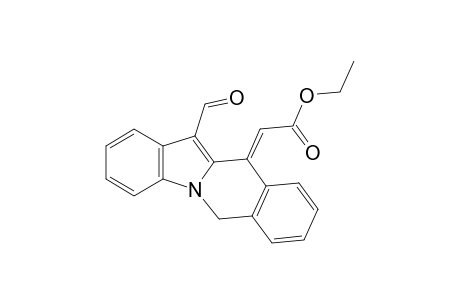 11-(Ethoxycarbonylmethylene)-6H-ndolo[1,2-b]isoquinolin-12-carbaldehyde