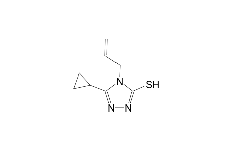 4-allyl-5-cyclopropyl-4H-1,2,4-triazol-3-yl hydrosulfide