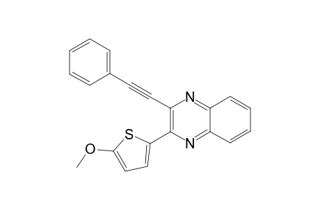 2-(5-Methoxythiophene-2-yl)-3-(phenylethynyl)quinoxaline