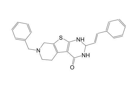 7-benzyl-2-[(E)-2-phenylethenyl]-2,3,5,6,7,8-hexahydropyrido[4',3':4,5]thieno[2,3-d]pyrimidin-4(1H)-one