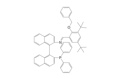 (R,E)-N-(2(Benzyloxy)-3,5-di-t-butylbenzylidene)-2'-(diphenylphosphino)-1,1'-binaphthyl-2-amine