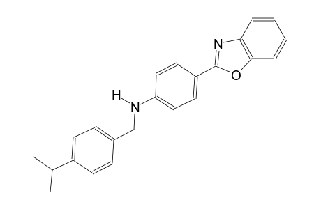 benzenemethanamine, N-[4-(2-benzoxazolyl)phenyl]-4-(1-methylethyl)-