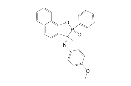 CIS-3-METHYL-3-[N-(4'-METHOXYPHENYL)-AMINO]-2-PHENYLNAPHTHO-[1,3-D]-1,2-OXAPHOSPHOLE-2-OXIDE