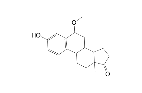 Estra-1,3,5(10)-trien-17-one, 3-hydroxy-6-methoxy-, (6.beta.)-
