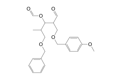 5-Benzyloxy-3-formyloxy-2-(4-methoxybenzyloxymethyl)-4-methylpentanal