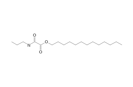 Oxalic acid, monoamide, N-propyl, tridecyl ester