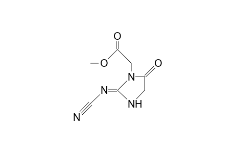 2-(N-Cyano-imino)-1-(methoxycarbonylmethyl)-tetrahydro-imidazol-5-one