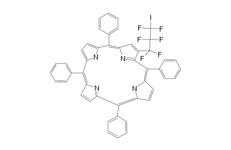 BETA-(IODOHEXAFLUOROPROPYL)-5,10,15,20-TERTAPHENYLPORPHYRIN