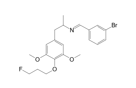 1-(3-Bromophenyl)-N-(1-[3,5-dimethoxy-4-(3-fluoropropoxy)phenyl]propan-2-yl)methanimine