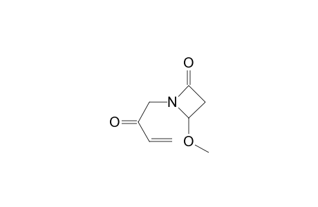 4-Methoxy-1-(2-oxobut-3-enyl)azetidin-2-one