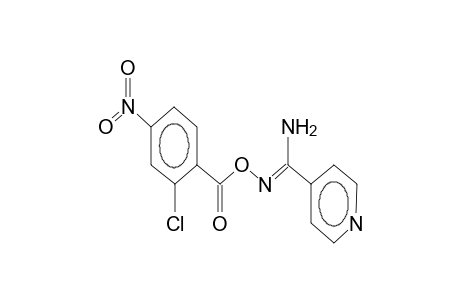4Z-[1-amino-1-(2-chloro-4-nitrobenzoyloxyimino)methyl]pyridine