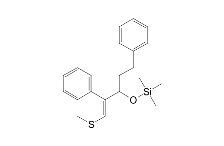 (E)-2,5-Diphenyl-1-(methylthio)-1-penten-3-ol trimethylsilyl ether