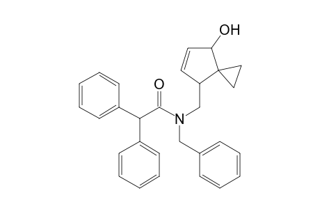 7-[N-Benzyl-N-(diphenylacetyl)aminomethyl]spiro[2,4]-hept-5-en-4-ol