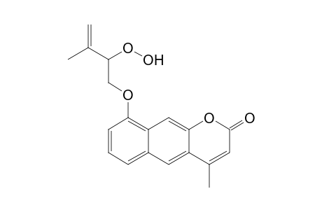 9-(2-Hydroperoxy-3-methyl-3-butenyloxy)-4-methylnaphtho[2,3-b]pyran-2-one