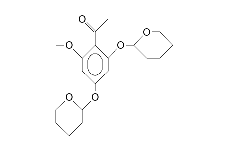 2'-Methoxy-4',6'-bis(tetrahydro-pyran-2-yl-oxy)-acetophenone