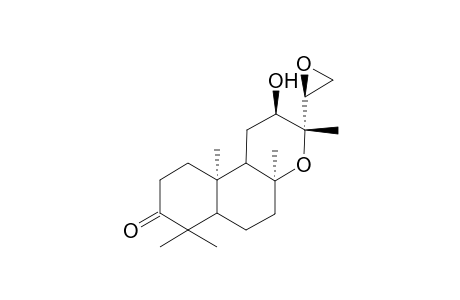 12.beta.-Hydroxy-3-oxo-14S,15-epoxy-ent-13-epi-monoyl oxide