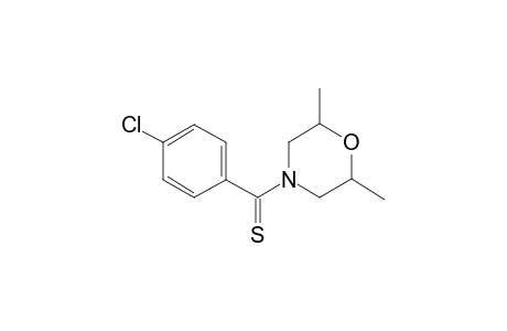 Methanethione, (4-chlorophenyl)(2,6-dimethylmorpholino)-