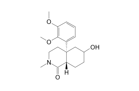 trans-4a-(2,3-Dimethoxyphenyl)-6-hydroxy-2-methyl-1-oxo-1,2,3,4,4a,5,6,7,8,8a-decahydroisoquinoline