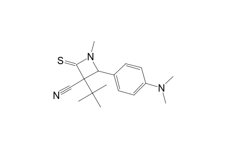3-Azetidinecarbonitrile, 2-[4-(dimethylamino)phenyl]-3-(1,1-dimethylethyl)-1-methyl-4-thioxo-