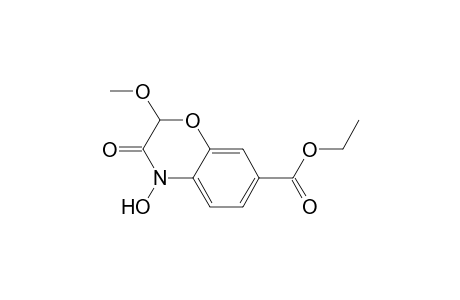 7-Carbethoxy-4-hydroxy-2-methyoxy-2H-1,4-benzoxazin-3-one