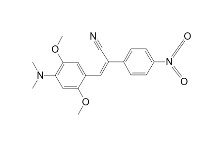 (2Z)-3-[4-(Dimethylamino)-2,5-dimethoxyphenyl]-2-(4-nitrophenyl)-2-propenenitrile