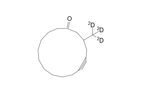 3-(Trideuteriomethyl)cyclopentadec-5-yn-1-one