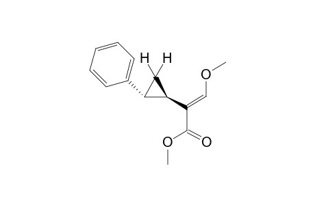 (E)-3-methoxy-2-[(1R,2R)-2-phenylcyclopropyl]-2-propenoic acid methyl ester