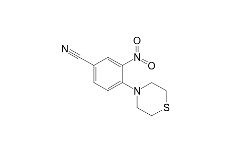 Benzonitrile, 3-nitro-4-(4-thiomorpholyl)-