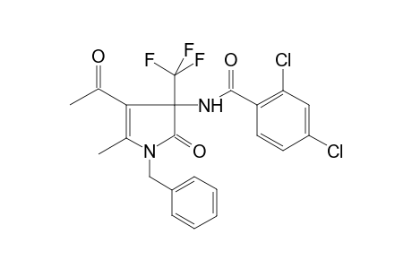 N-[4-acetyl-1-benzyl-5-methyl-2-oxo-3-(trifluoromethyl)-2,3-dihydro-1H-pyrrol-3-yl]-2,4-dichlorobenzamide