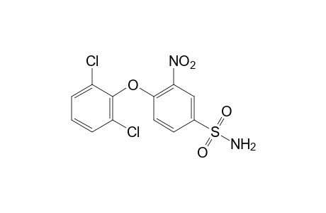 4-(2,6-dichlorophenoxy)-3-nitrobenzenesulfonamide