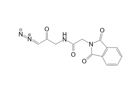 1,3-Dioxo-N-(diazo-methyl-carbonyl-methyl-carbamoyl-methyl)-isoindole