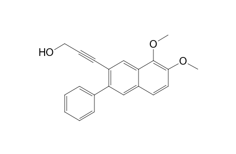 3-(7,8-Dimethoxy-3-phenylnaphthalen-2-yl)prop-2-yn-1-ol