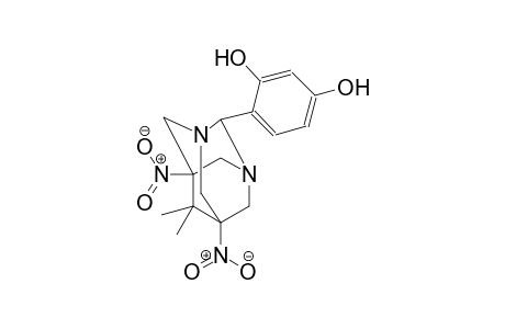 4-(6,6-dimethyl-5,7-dinitro-1,3-diazatricyclo[3.3.1.1~3,7~]dec-2-yl)-1,3-benzenediol