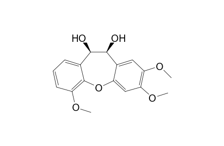 cis-10,11-Dihydro-2,3,6-trimethoxydibenz[b,f]oxepin-10,11-diol