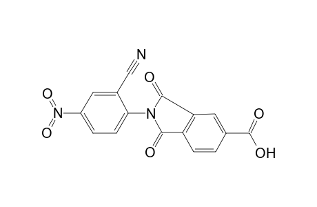 2-(2-Cyano-4-nitro-phenyl)-1,3-dioxo-2,3-dihydro-1H-isoindole-5-carboxylic acid