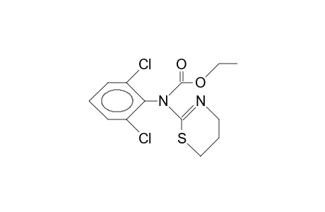 2-(N-Ethoxycarbonyl-2,6-dichloro-anilino)-5,6-dihydro-1,3-thiazine