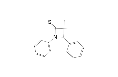 3,3-Dimethyl-1,4-diphenyl-2-azetidinethione