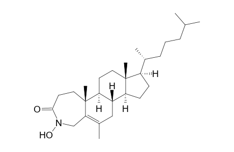 4-Hydroxy-6-methyl-4-aza-A-homo-5-cholesten-3-one
