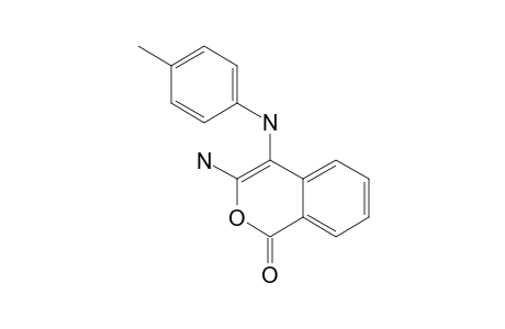 3-AMINO-4-(4-TOLYLAMINO)-1H-ISOCHROMEN-1-ONE