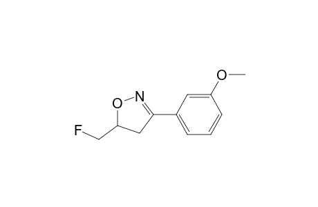 5-(fluoromethyl)-3-(3-methoxyphenyl)-4,5-dihydroisoxazole