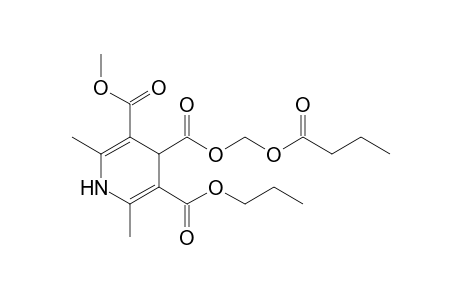 3-Methyl 4-[(butyryloxy)methyl] 5-propyl 2,6-dimethyl-1,4-dihydro-3,4,5-pyridinetricarboxylate