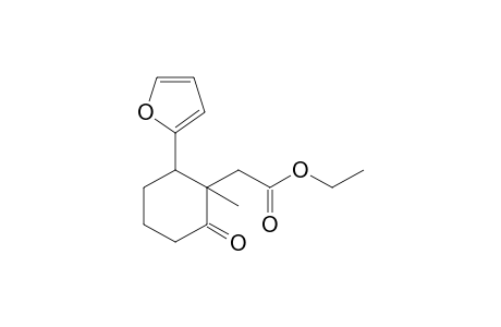 Ethyl 3(R)-(2'-Furanyl)-2(S)-methyl-1-oxocyclohexan-2-acetate