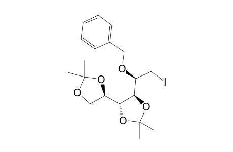 1-Deoxy-1-iodo-3,4:5,6-di-isopropylidene-2-O-benzyl-D-glucitol