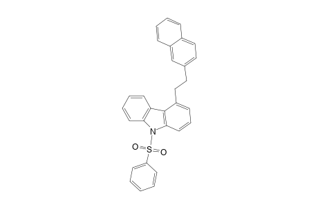 4-(2-naphthalen-2-ylethyl)-9-(phenylsulfonyl)carbazole